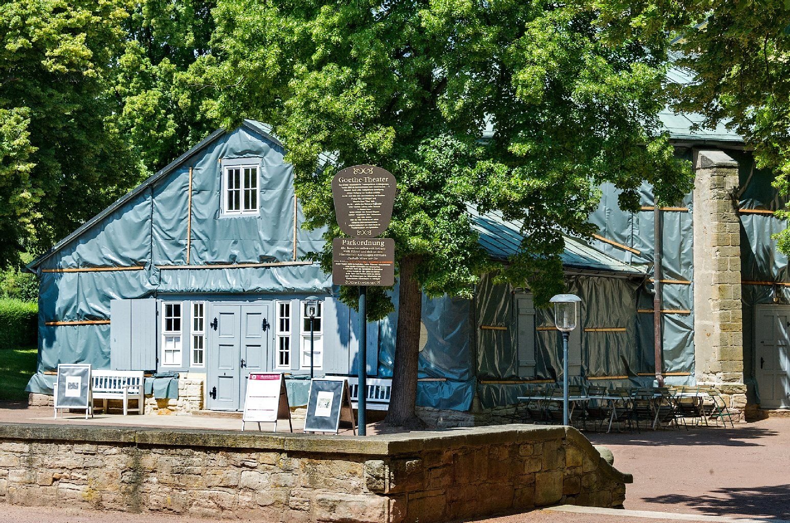 Historische Kuranlagen Goethe Theater in Bad Lauchstädt wird ab 2015