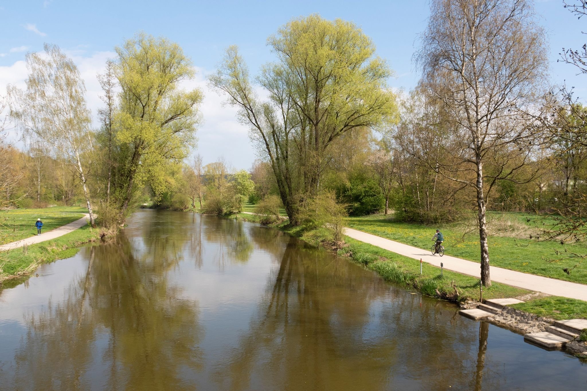 Alles Im Fluss Auf Dem Tauber Altm Hl Radweg