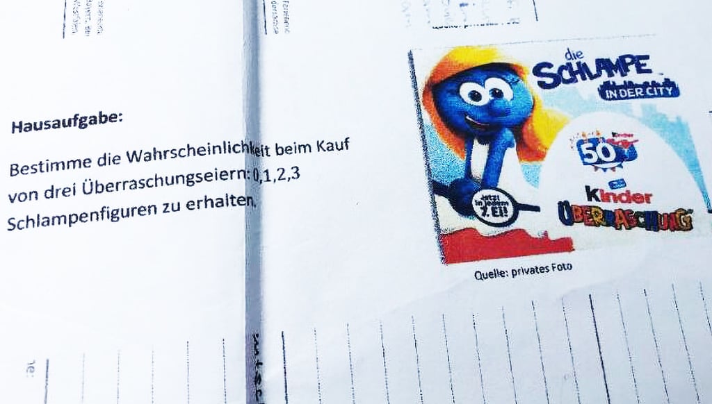 Diese Matheaufgabe hat ein Lehrer des Gropius-Gymnasiums seiner Klasse gestellt.