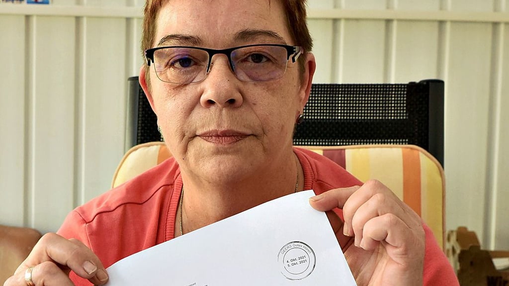 Birgit Würpel bekam einen Brief, der an ihre verstorbene Schwiegermutter adressiert ist.