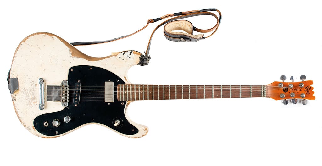 Die 1965 Mosrite Ventures II E-Gitarre von Johnny Ramone.
