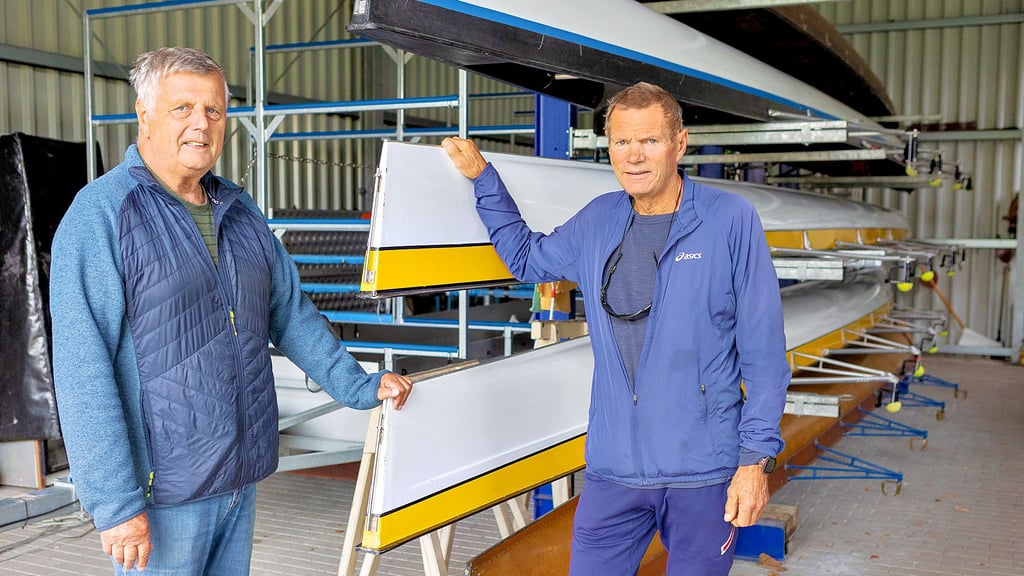 Klaus Ritter (l.) und Aake Fiskerstrand waren einst Rivalen. Heute sind sie eng befreundet.