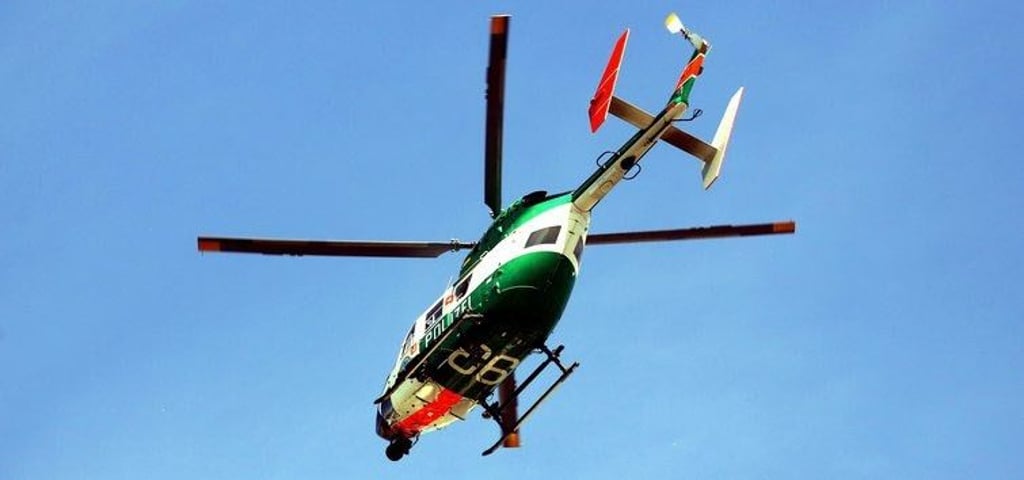 Die Polizei war in der Luft und am Boden auf der Suche