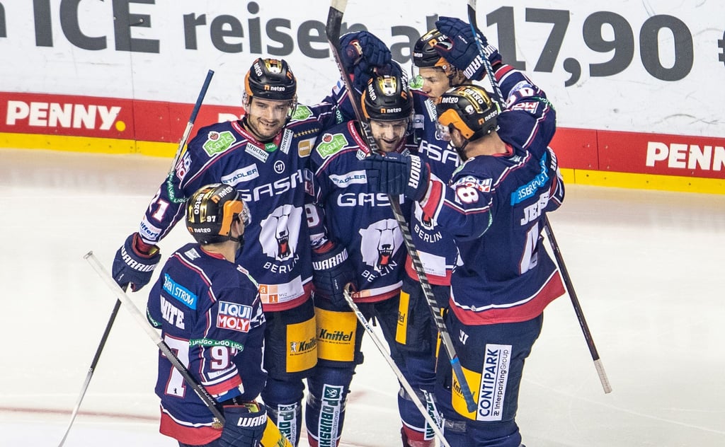 Die Eisbären Berlin gewannen auswärts.