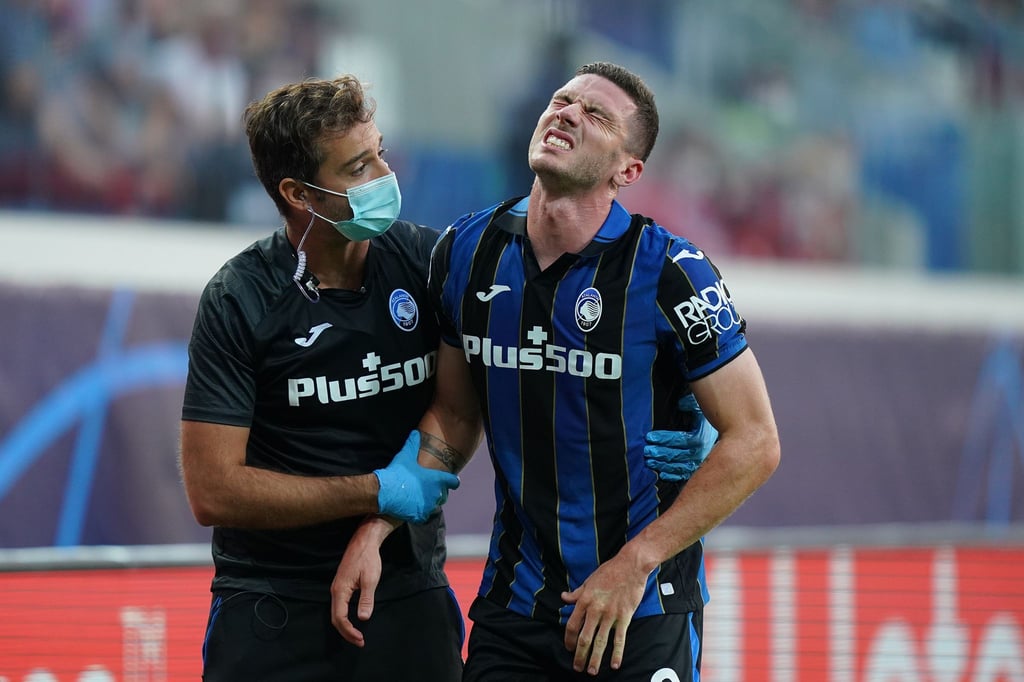 Atalanta Bergamos Robin Gosens hat sich verletzt.