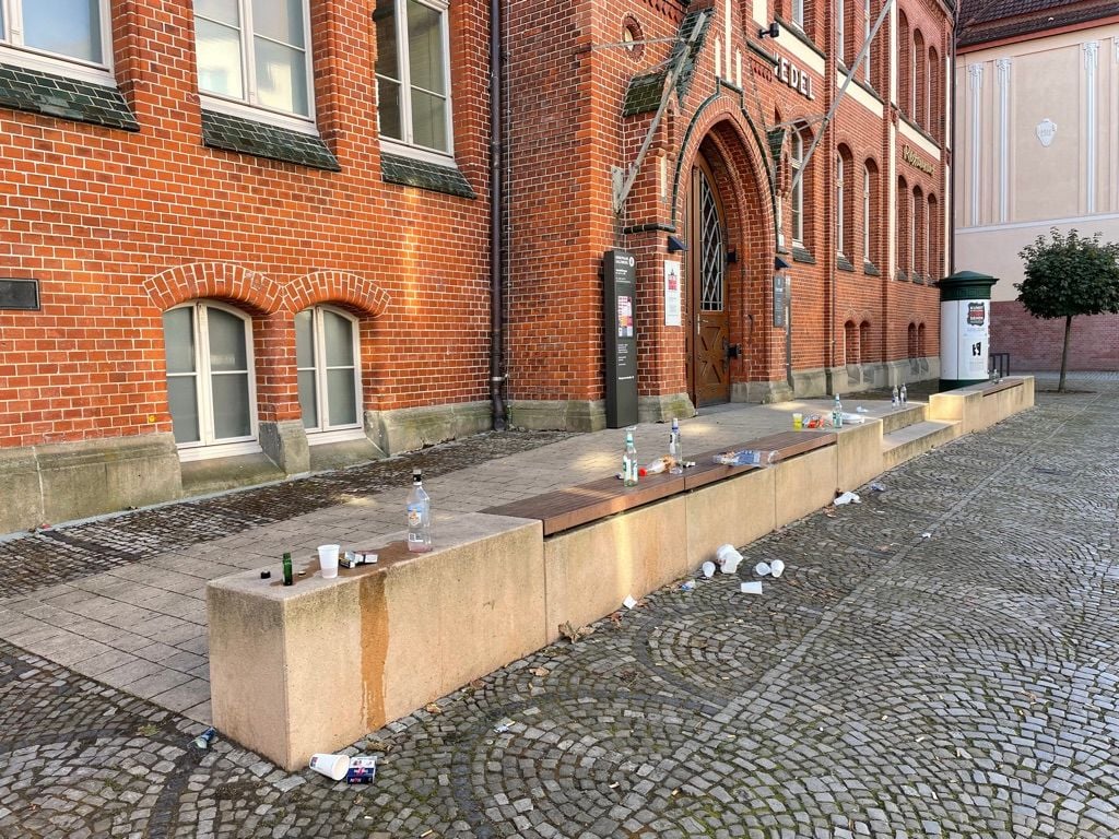 Sonnabendmorgen in Salzwedel: So so der Platz vor dem Kunsthaus aus.