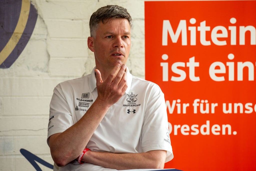 Der Headcoach der Dresden Monarchs: Ulrich Däuber.