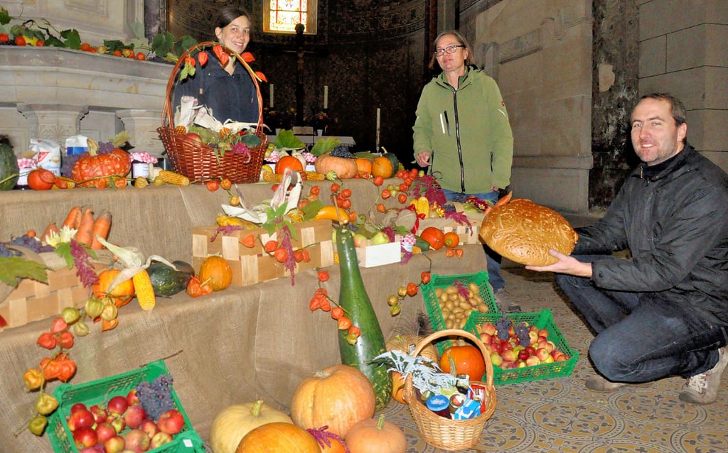 Erntedank in der Basilika Hecklingen