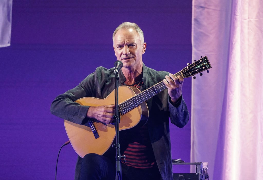 Sting bei der Eröffnung des Reeperbahn-Festivals auf der Bühne des Stage Operettenhauses.