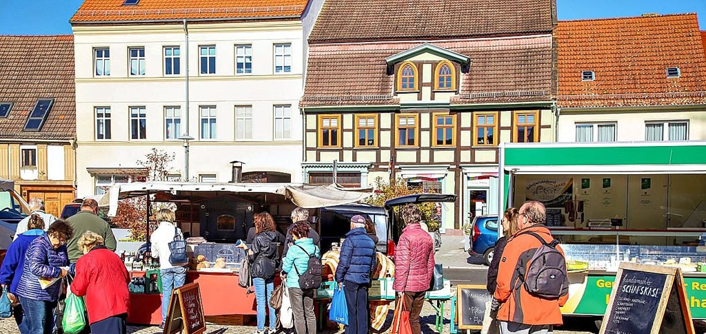 Gefragt waren auch diesmal wieder Produkte des Herbstmarktes.