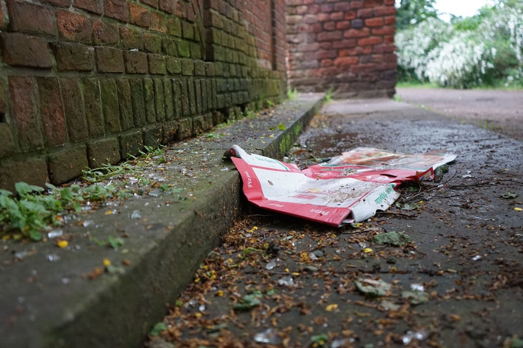 Der Burggarten ist fortwährend von Vermüllung betroffen. Auch wenn die Stadt den Bereich regelmäßig säubert.