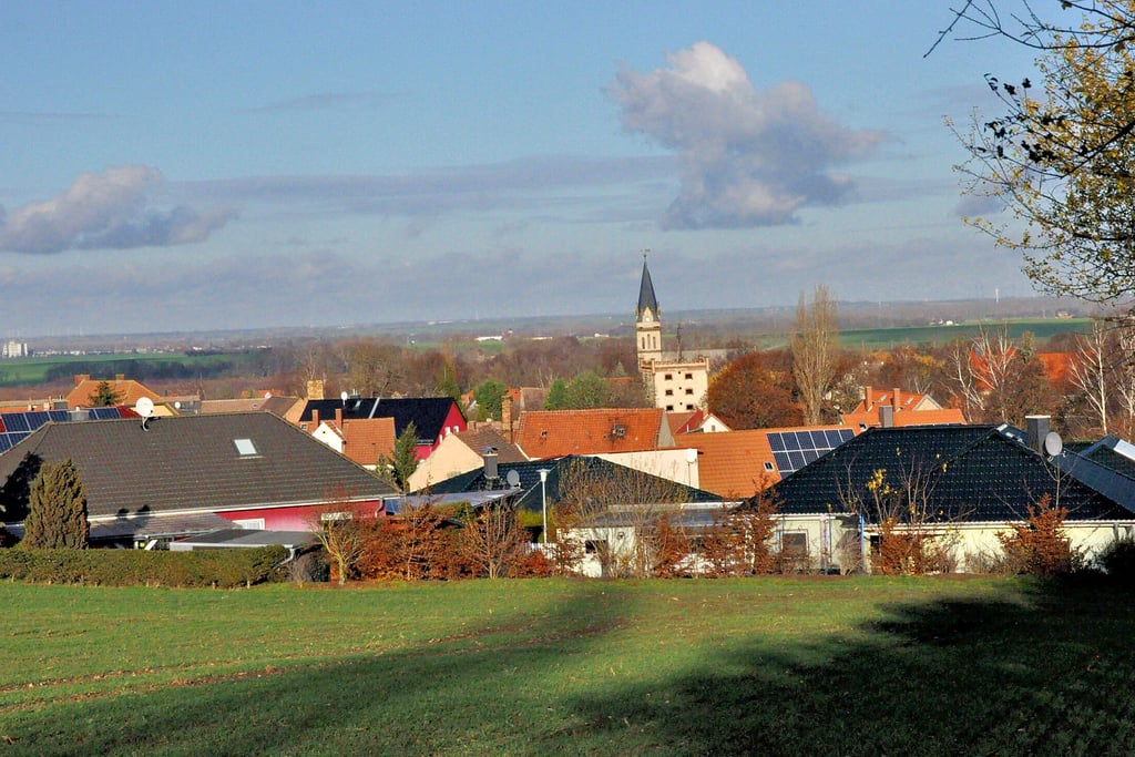 In Hakeborn hat ein Mann im Dezember letzten Jahres die Reichskriegsflagge gehisst.