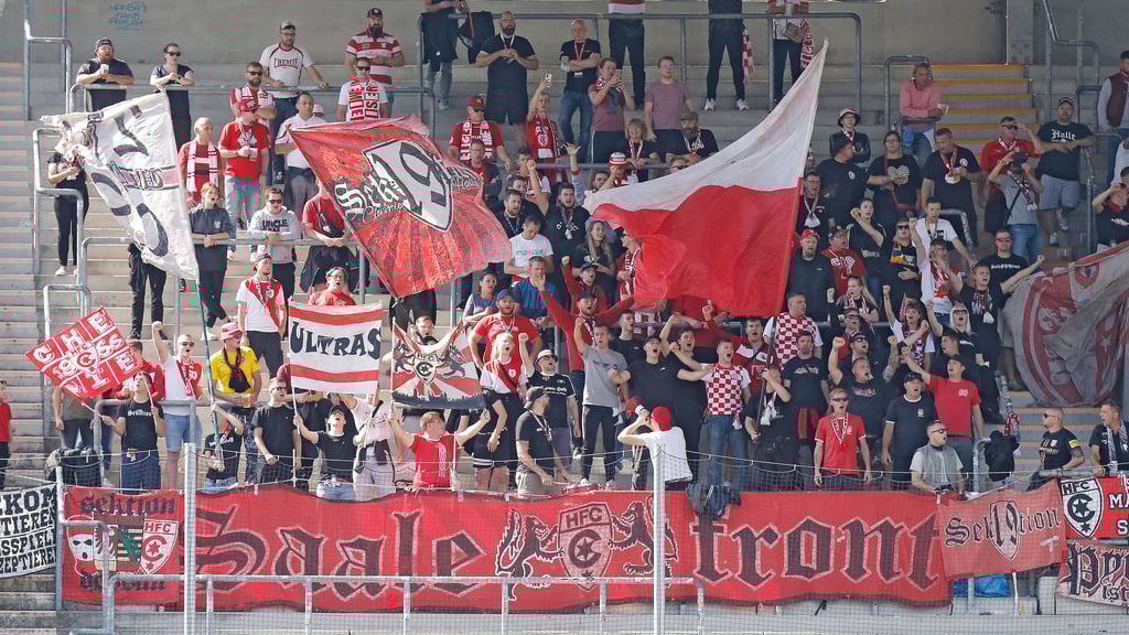 Der HFC-Auswärtsblock - hier in Mannheim - wird in Osnabrück wohl weitgehend leer bleiben.