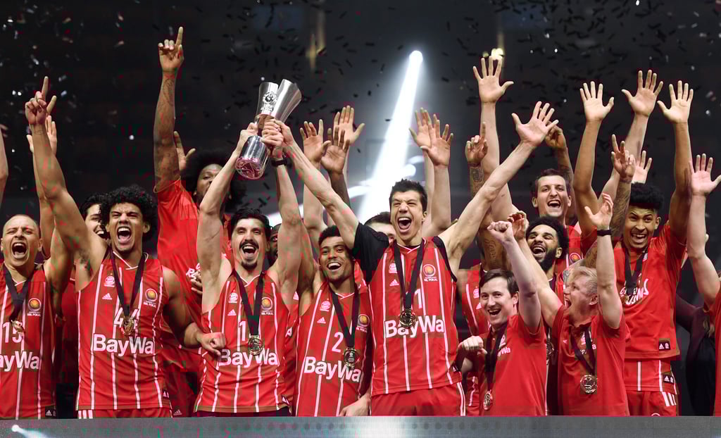Topfavorit der Basketball-Trainer auf die Meisterschaft: Pokalsieger FC Bayern München.
