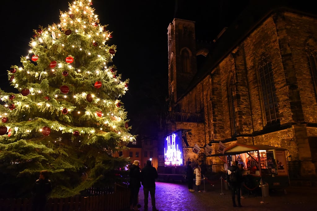 Der Weihnachtsmarkt in Köthen.