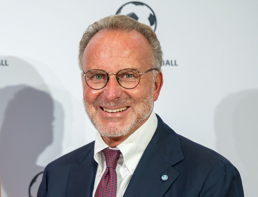 Karl-Heinz Rummenigge bei der Award-Verleihung 2021 des Deutschen Fußball-Botschafters.