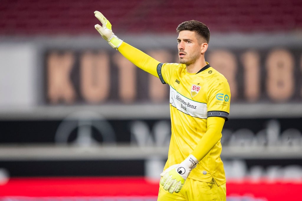 Ist in Quarantäne: Torwart Fabian Bredlow vom VfB Stuttgart.