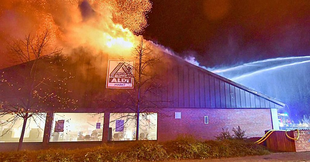 Der Aldi-Markt in Buckau war im Oktober 2020 in Brand geraten und musste anschließend abgerissen werden.