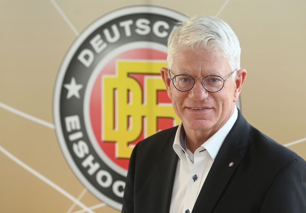 Bleibt noch ein Jahr Präsident des Deutschen Eishockey-Bundes: Franz Reindl.