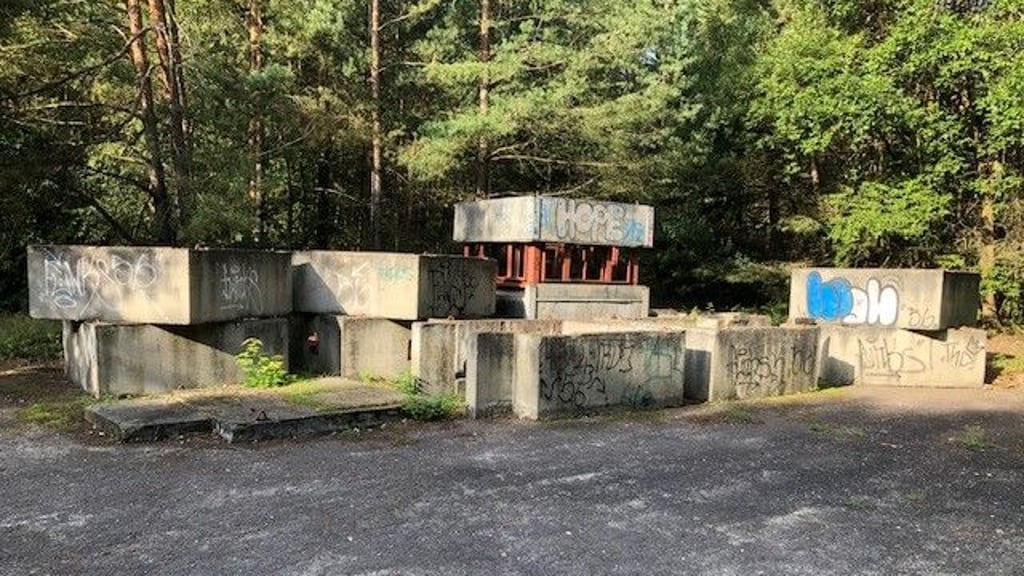 Die Überreste des Walbecker Grenzturms.