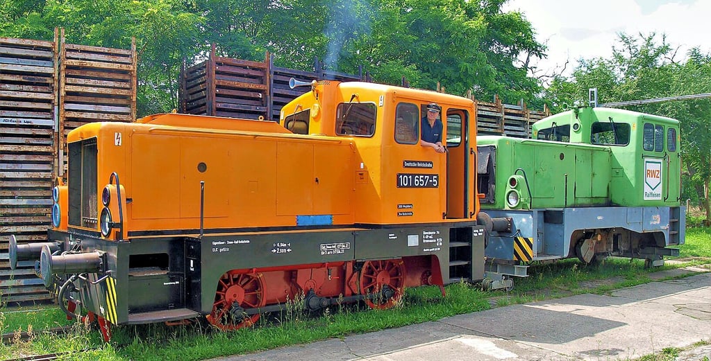 Mitfahren auf einer alten Diesellok: Das plant Michael Frank am 6. und 7. November zum 150. Ehrentag des Bahnhofes.