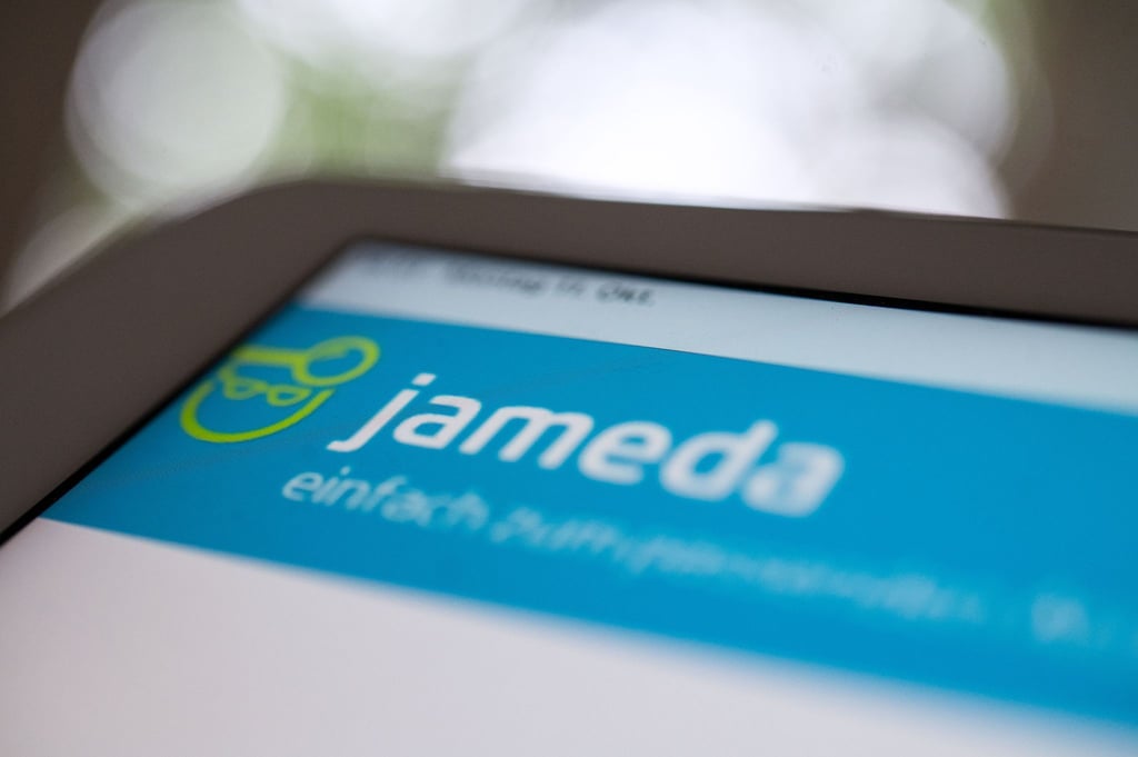 Das Logo des Ärzte-Bewertungsportals Jameda.