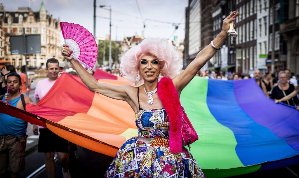 Ein Bild vom Pride Walk in Amsterdam.