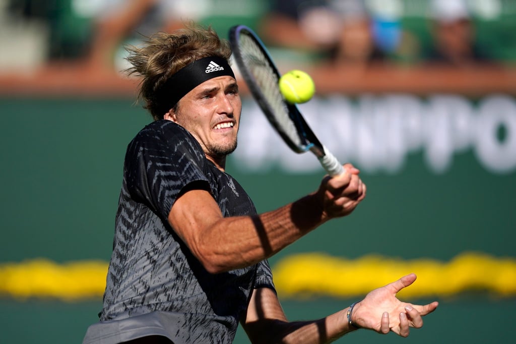 Alexander Zverev in Aktion.