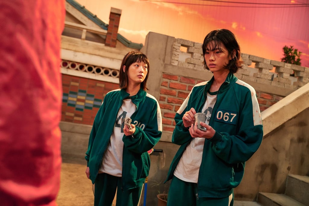 Eine Szene aus der 1. Staffel der Netflix-Serie „The Squid Game“.