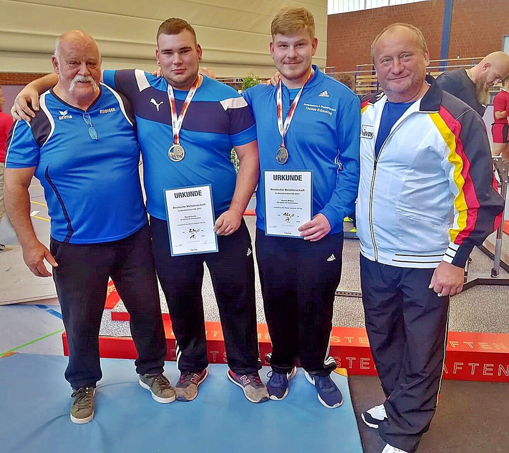 Die erfolgreichen Oranienbaumer Kraftsportler