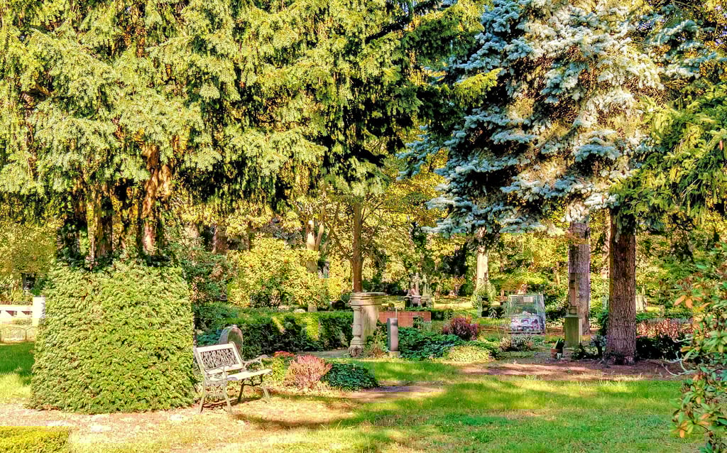 Auch ein idyllischer Ort: Friedhof in der Dresdener Straße in Wittenberg