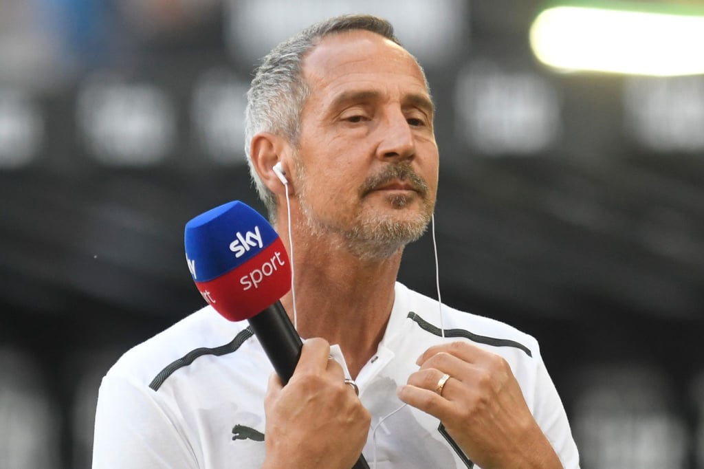 Gladbachs Trainer Adi Hütter hofft auf einen Aufwärtstrend.