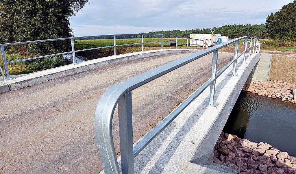 Die Brücke nach Chörau ist frei, auch wenn es noch Restarbeiten gibt.