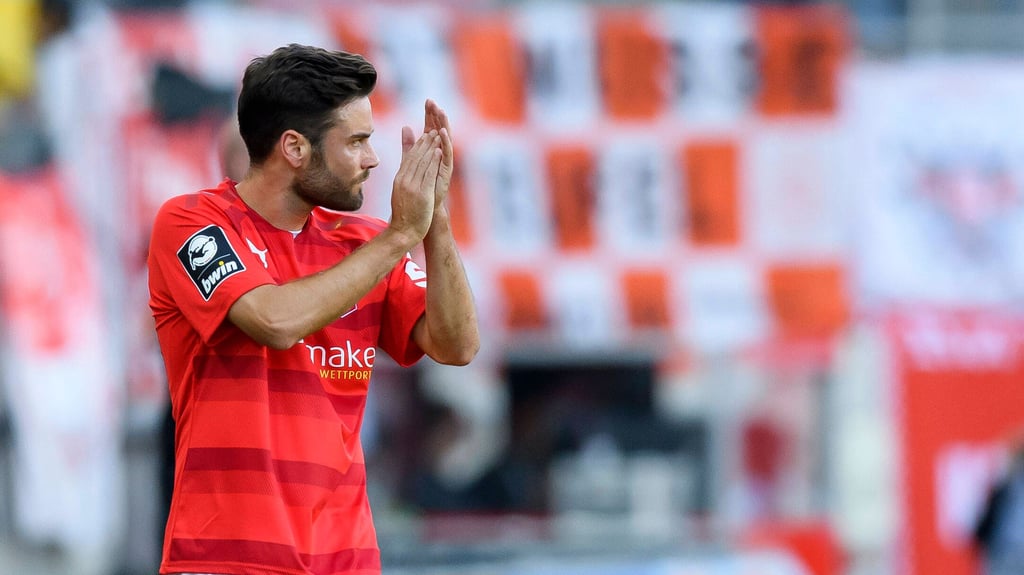 Niklas Kreuzer hat seine Gelb-Rot-Sperre abgesessen und ist gegen Osnabrück wieder ein sicherer Startelf-Kandidat beim HFC.