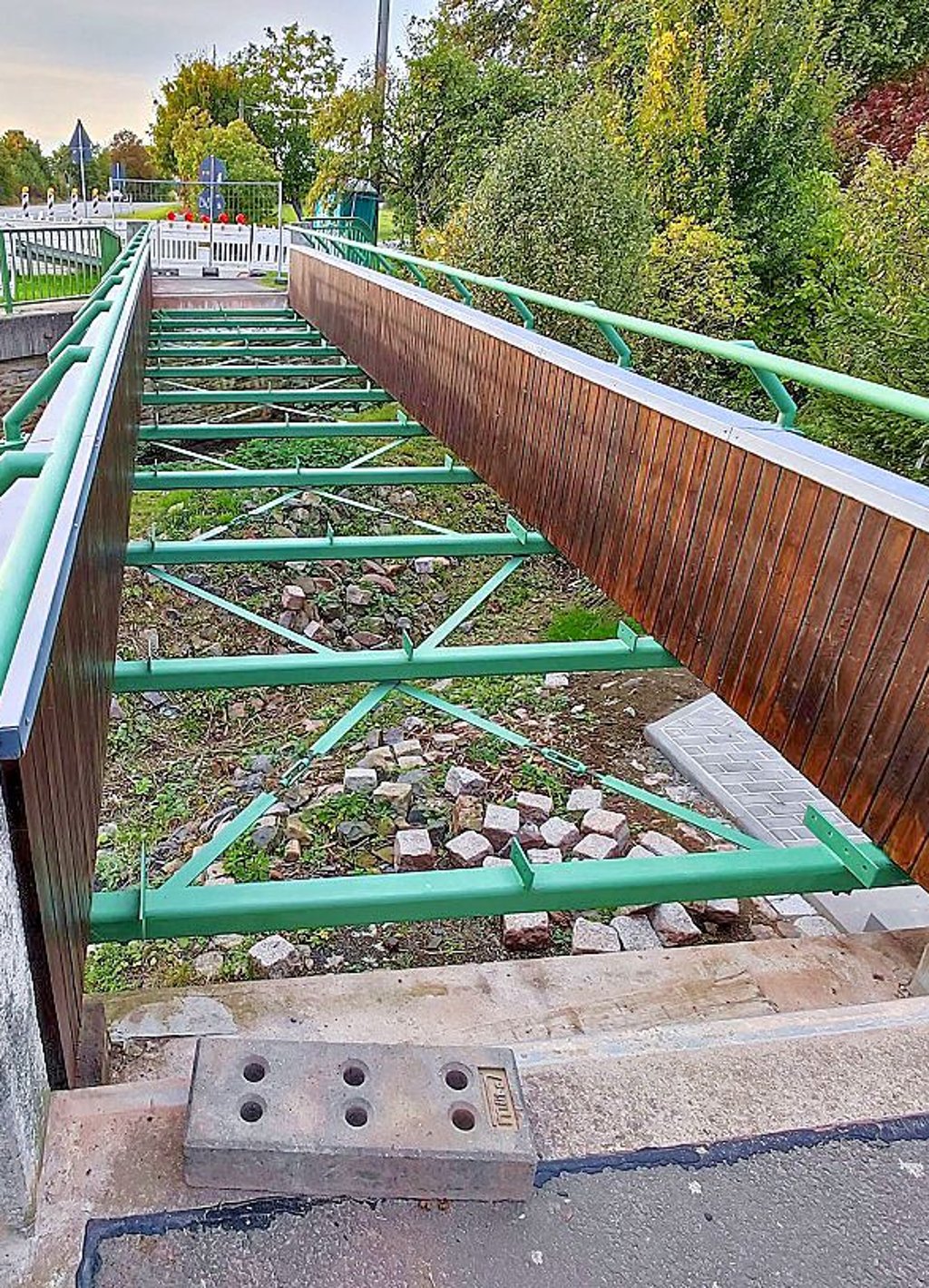 Radwegbrücke in Bennungen