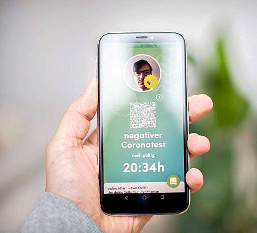 Das Testergebnis wird in der „freetogo“-App angezeigt.