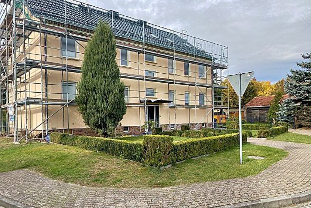 Eine Wohnung dieses Hauses in Mellnitz wurde durchsucht.
