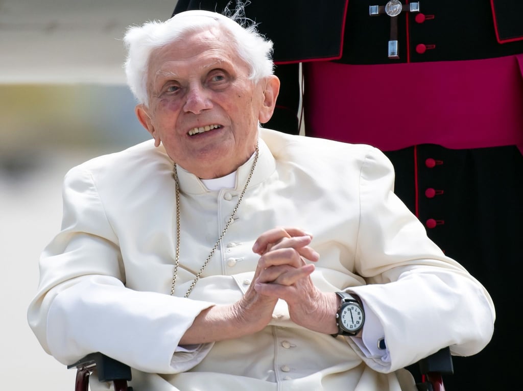 Deutet Todessehnsucht an: Der emeritierte Papst Benedikt.