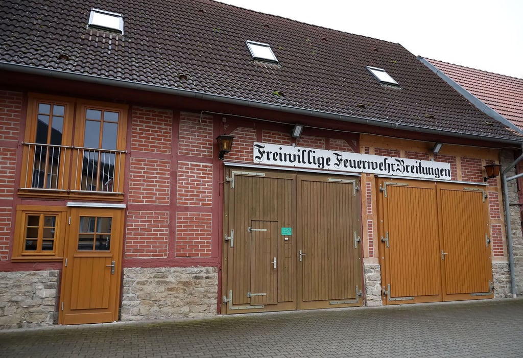 Das Feuerwehrgerätehaus in Breitungen
