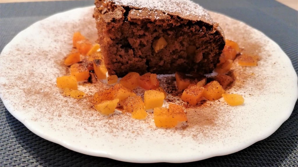 Kürbisgerichte sind nicht immer herzhaft. In Kombination mit Brownies können sie einem den Tag versüßen.