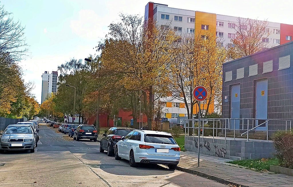 Blick auf die Bertolt-Brecht-Straße.
