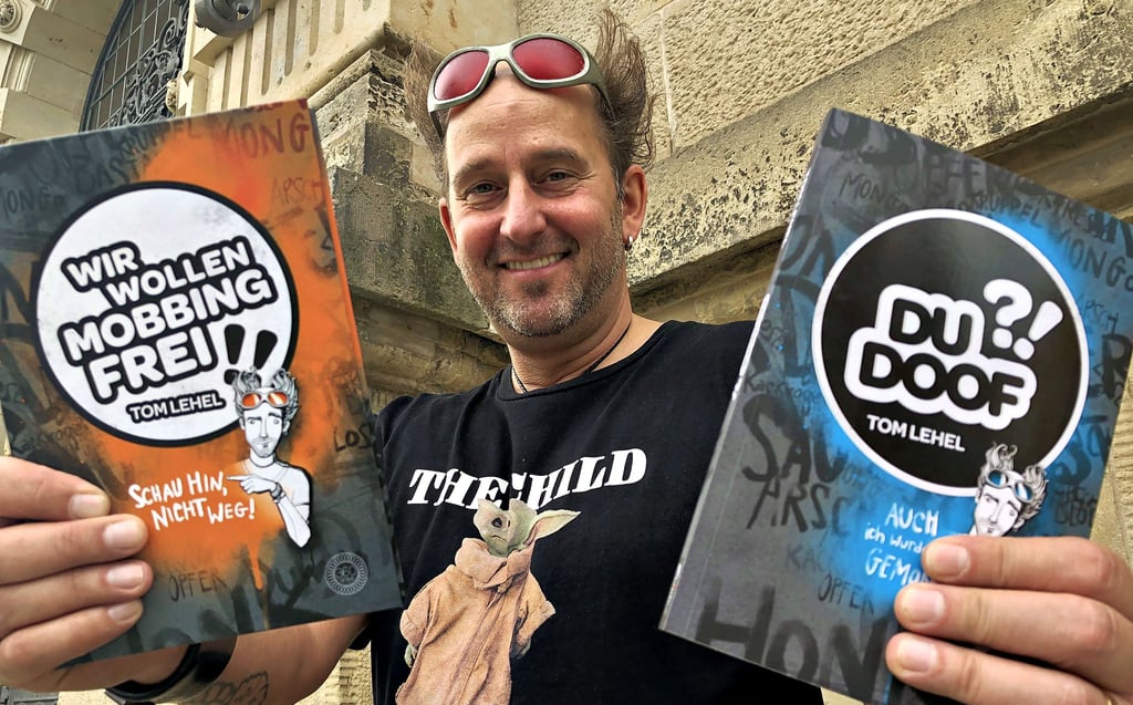 Tom Lehel war der Stargast beim Anti-Mobbing-Fachtag des Jugendamtes Saalekreis.