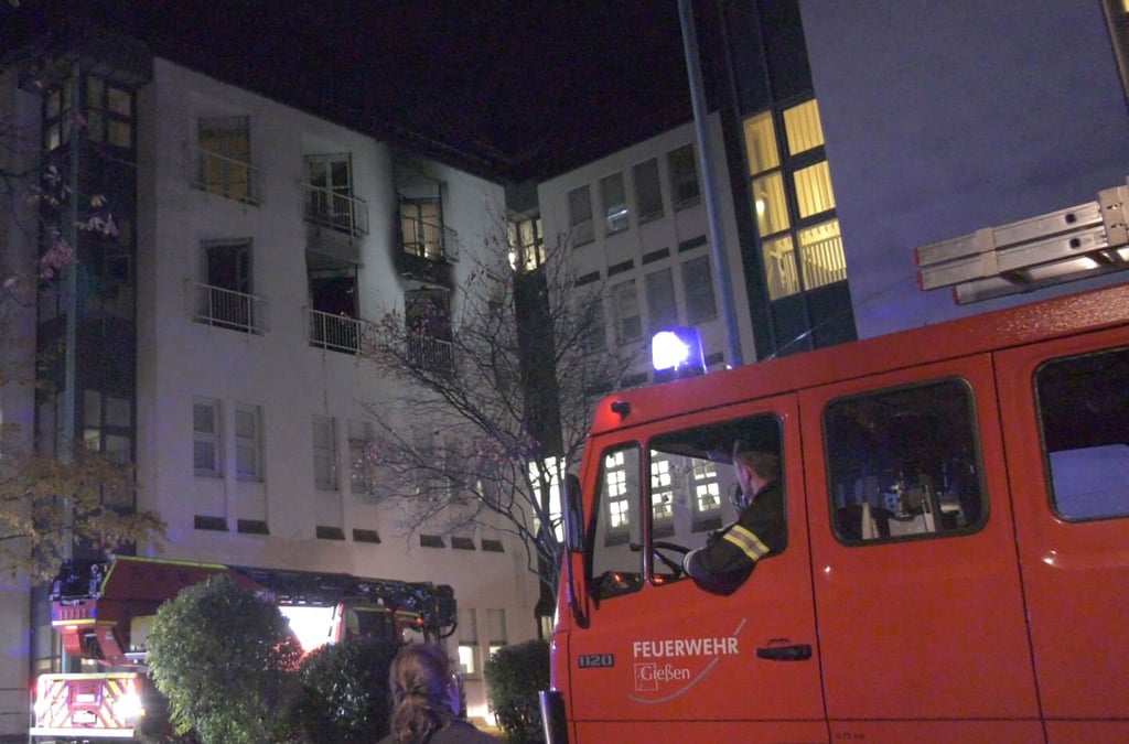 Der Sachschaden bei dem Brand in der Uniklinik Gießen wird auf etwa eine Million Euro geschätzt.
