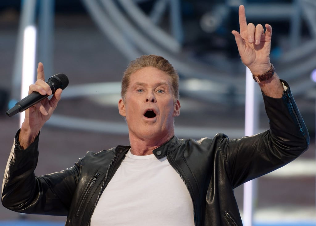 David Hasselhoff in Aktion.