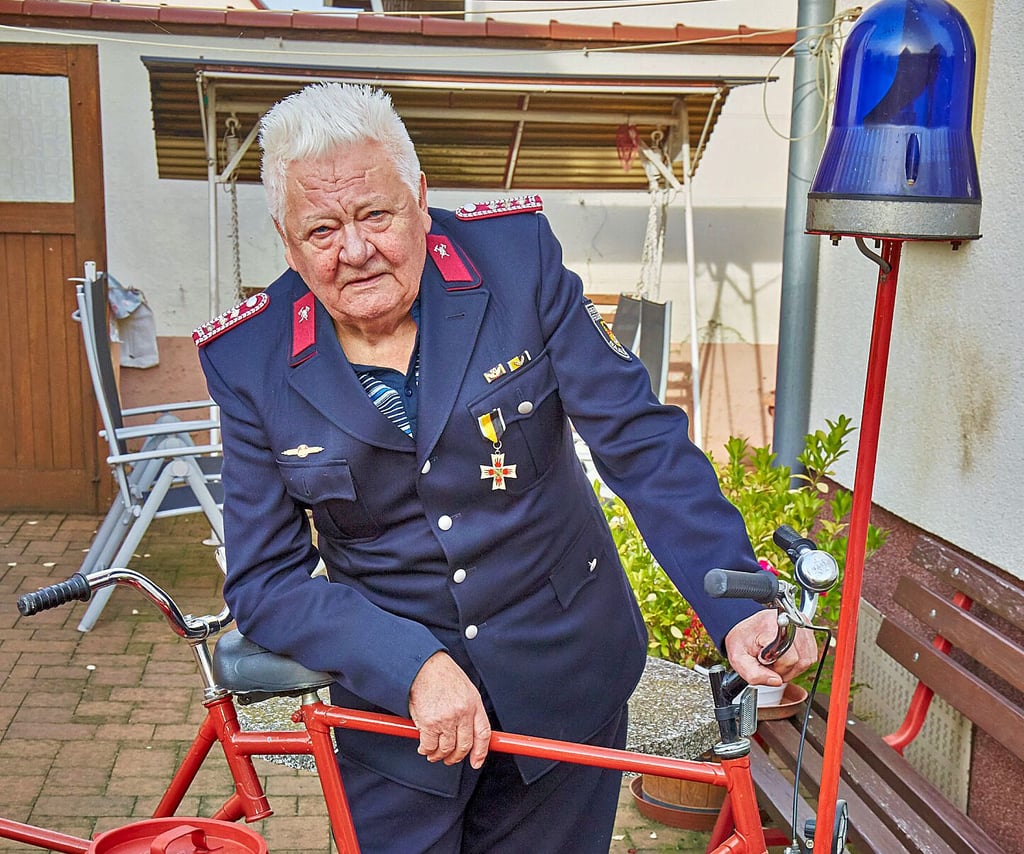 Heinz Schüler ist 85 Jahre alt und ältestes Mitglied der Feuerwehr in Baalberge.
