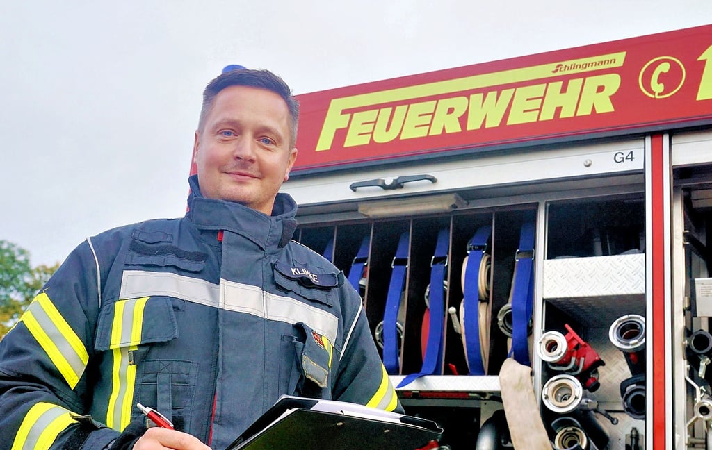 Maik Klimke ist neuer Ortswehrleiter in Freckleben.