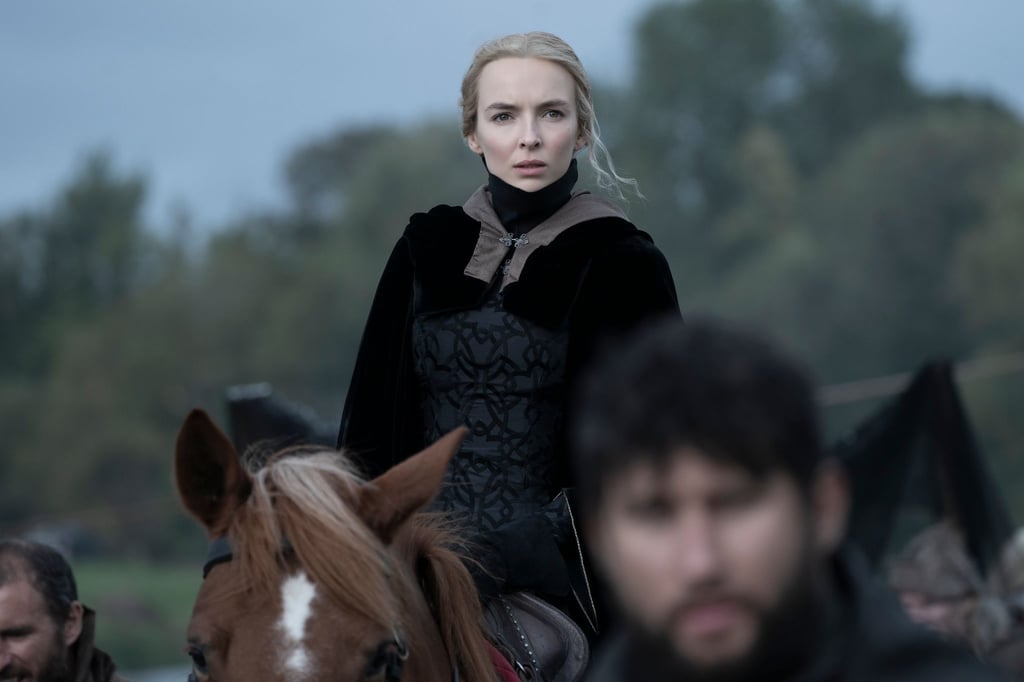 Jodie Comer als Marguerite de Carrouges in einer Szene des Films "The Last Duel".
