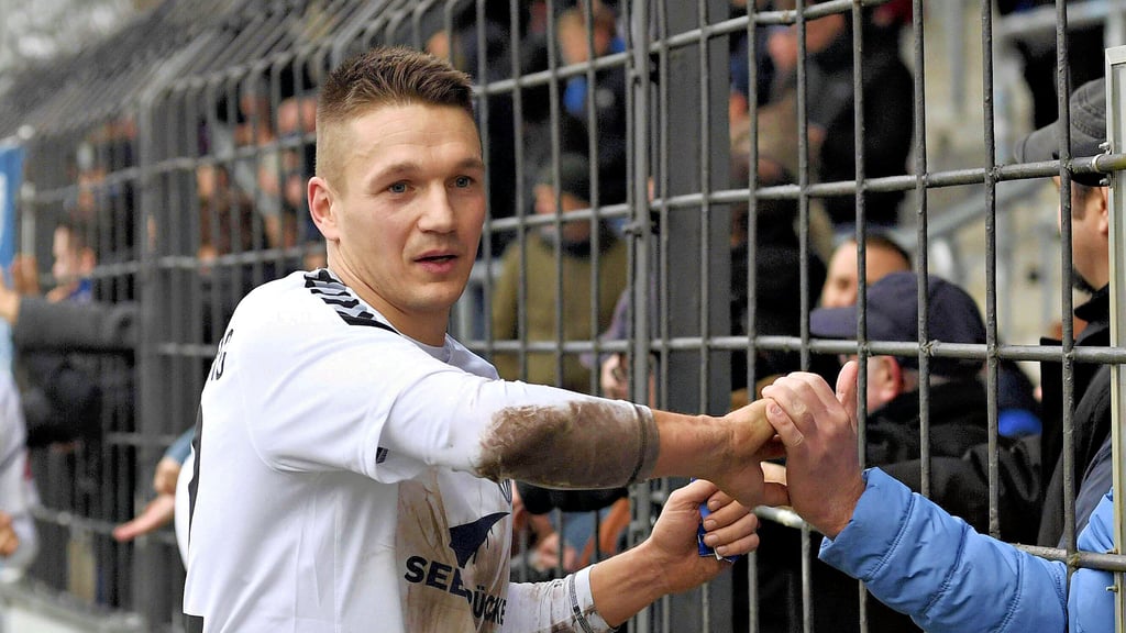 Der langjährige RB-Kapitän Daniel Frahn trifft mit seinem neuen Verein Babelsberg auf die Leipziger.
