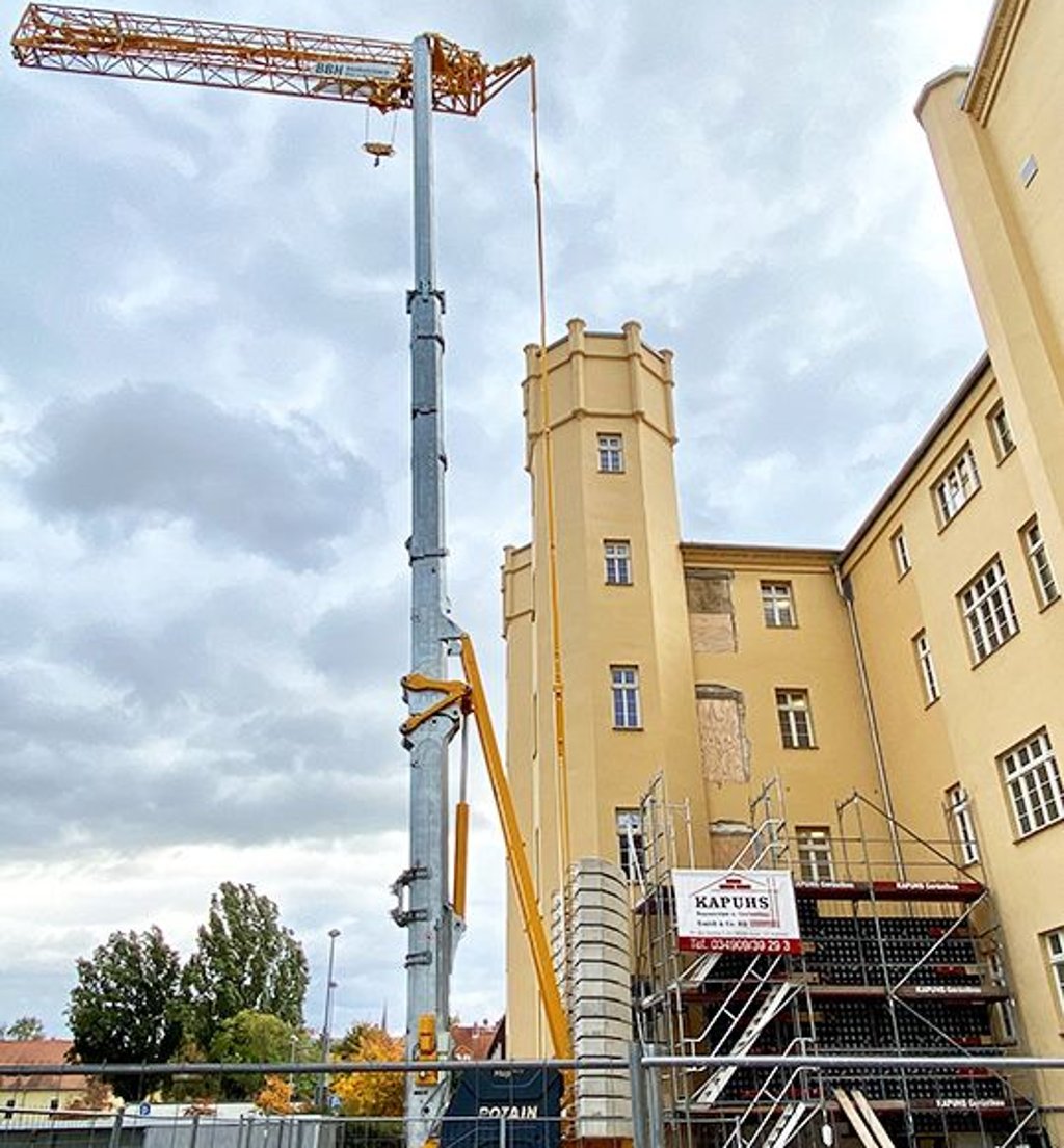 Das Kreishaus I bekommt einen neuen Treppenaufgang.