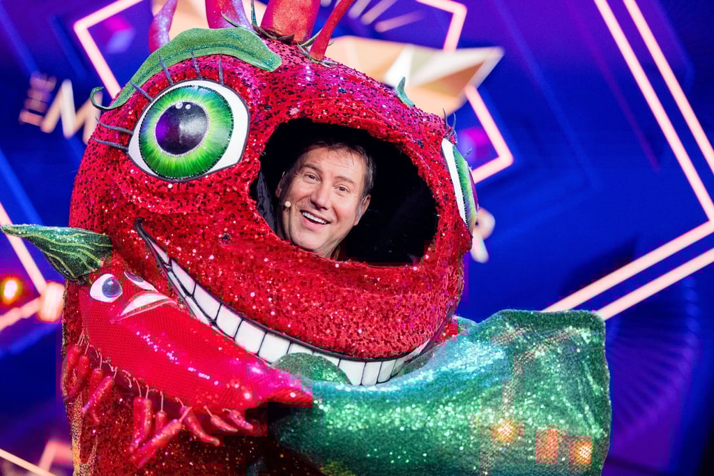 Jens Riewa als „Die Chili“ in der Prosieben-Show „The Masked Singer“.